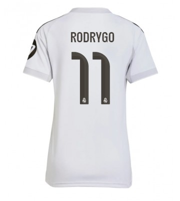 Real Madrid Rodrygo Goes #11 Replik Heimtrikot Damen 2025-26 Kurzarm